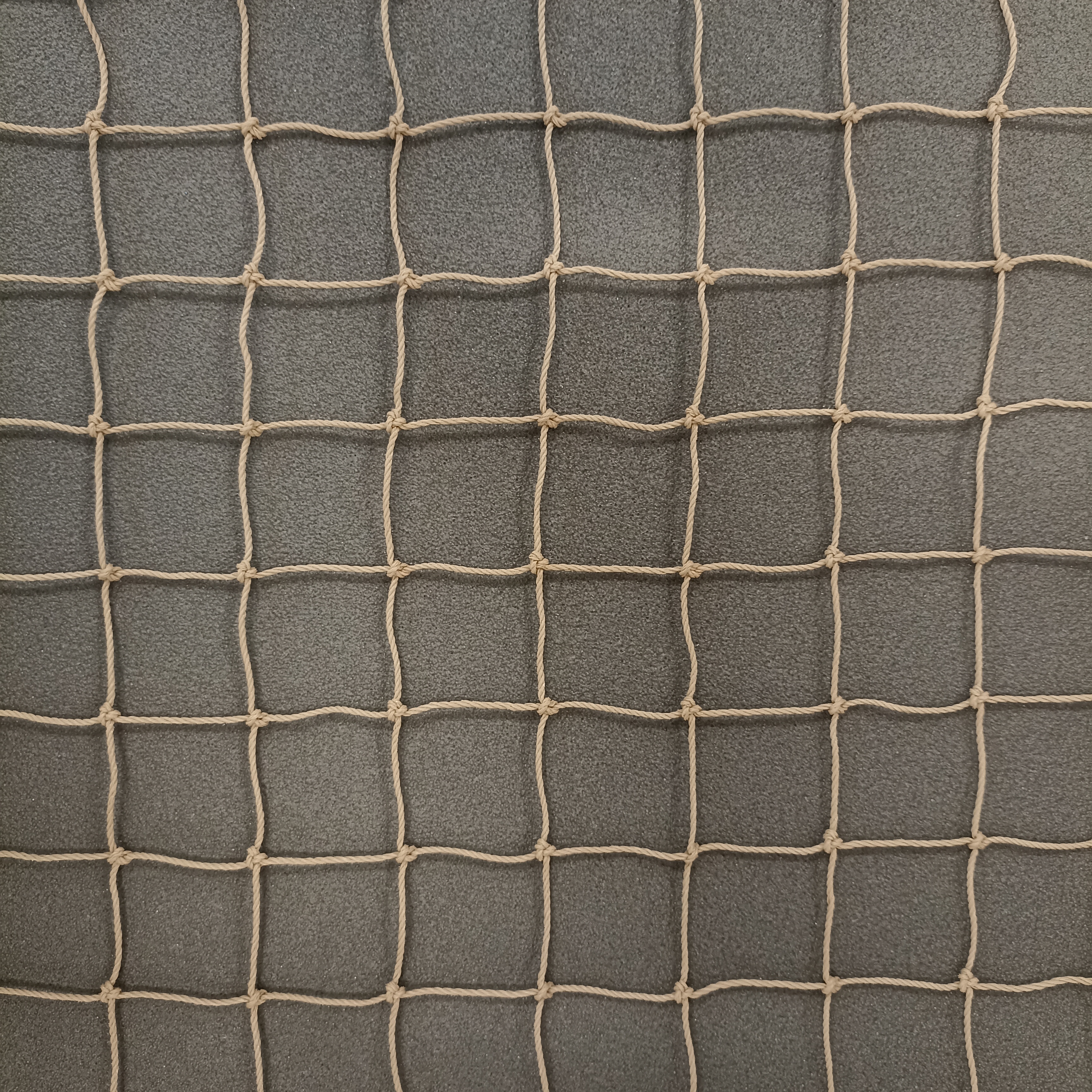 Síť na balkóny PE 40/1,5 mm, uzel, béžová, 10x10 m