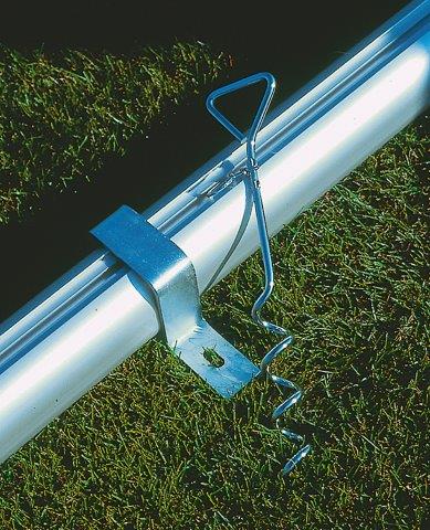 Kotvící systém Standard pro minibranku Haspo s profilem 40 x 40 mm (2 ks), pro travnatý povrch