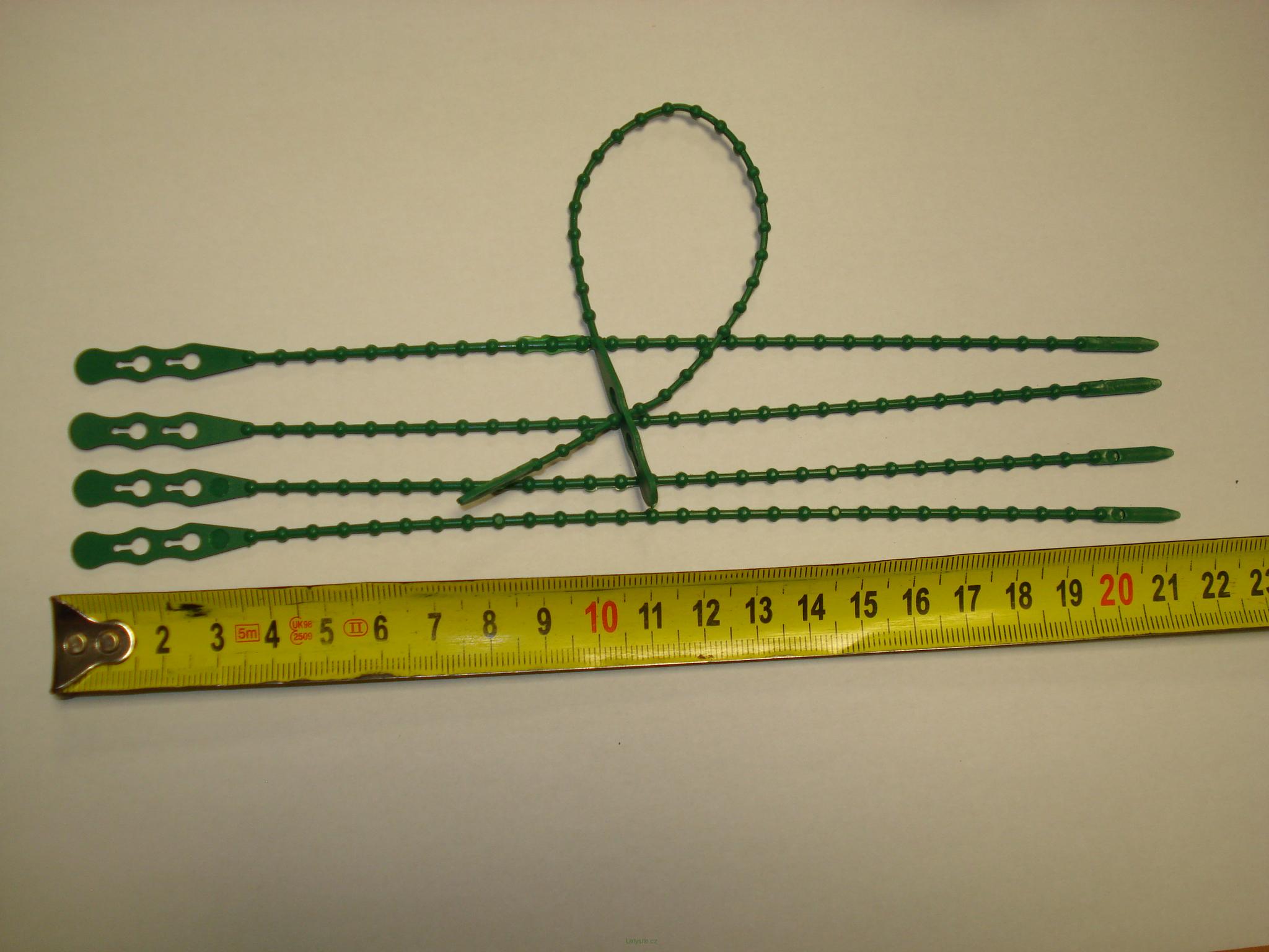 Vázací pásek 21,5 cm (oranžový, zelený) 