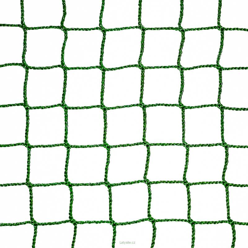 Bezuzlová ochranná síť PE 3 mm, oko 45 mm
