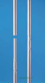 Podpěrné tyče, hliník, prům. 40 mm, délka 3 m