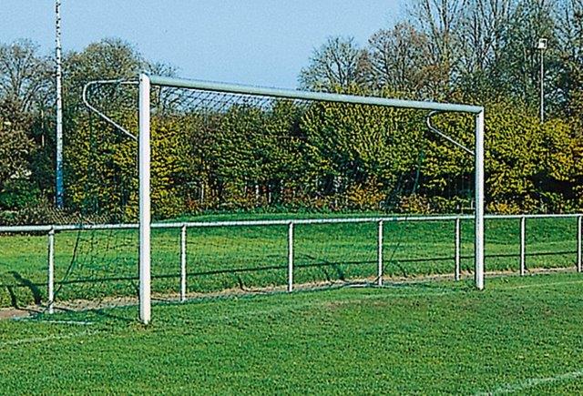 Fotbalová branka Junior + síťové oblouky 30 mm, svařované rohy, profil oválný 