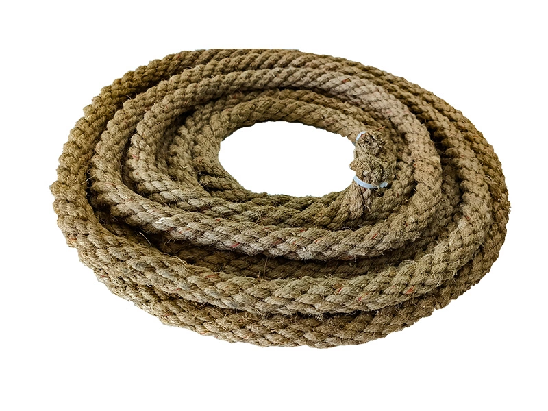 Konopné stáčené lano 20 mm - délka 5-7 m
