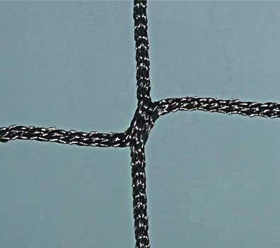 Bezuzlová volejbalová síť PP 3 mm + ocelové lano - dle starých pravidel