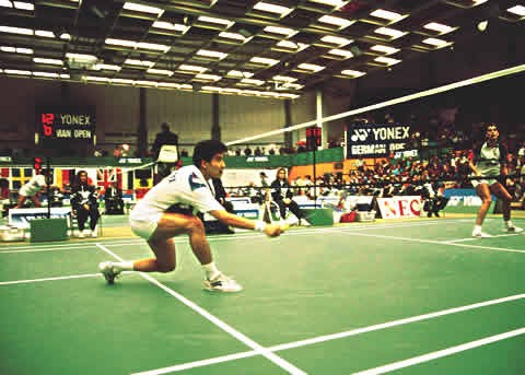 Perfect badmintonová dlouhá síť + kevlarové lanko